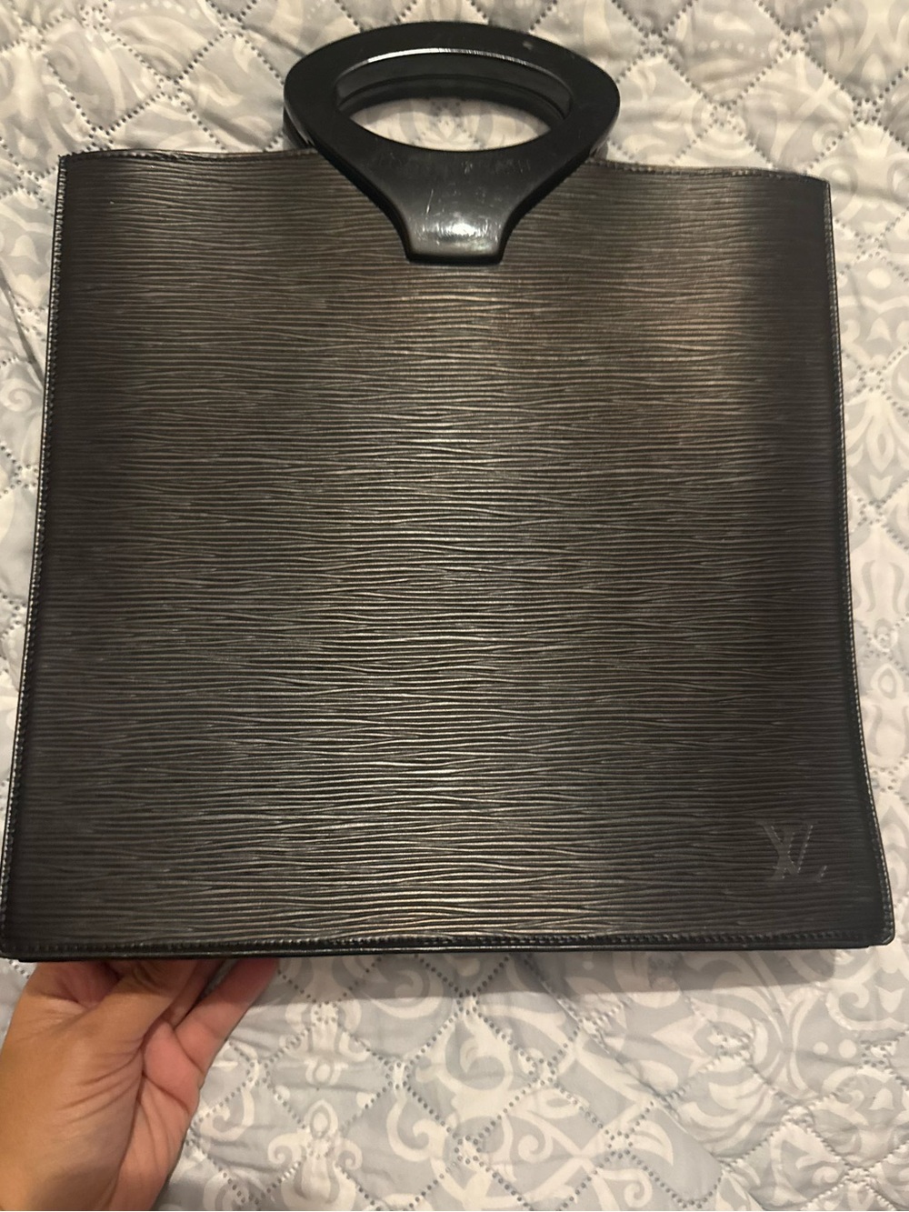 Louis Vuitton Epi Noctambule tote in black, model M54522